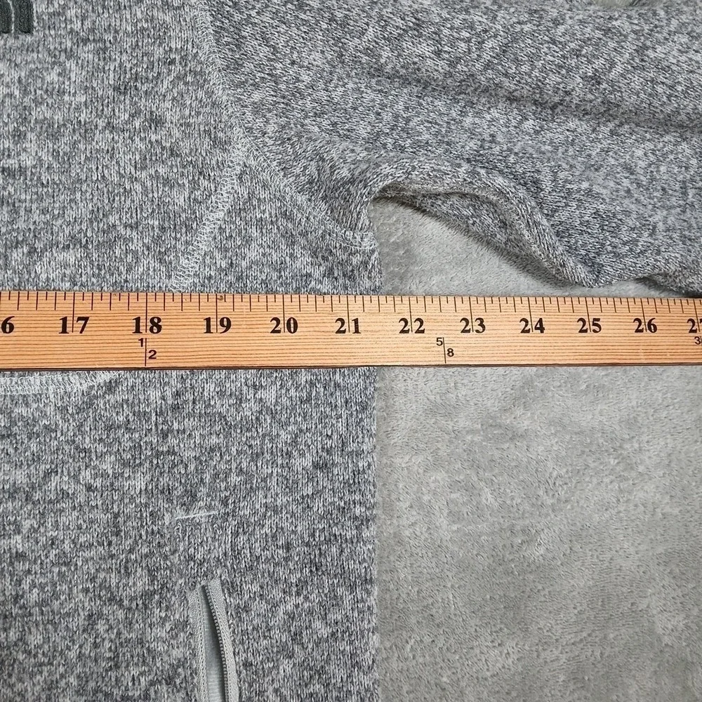 North Face Gordon Lyons Sweater Jacket Mens M Gray Fleece Hiking